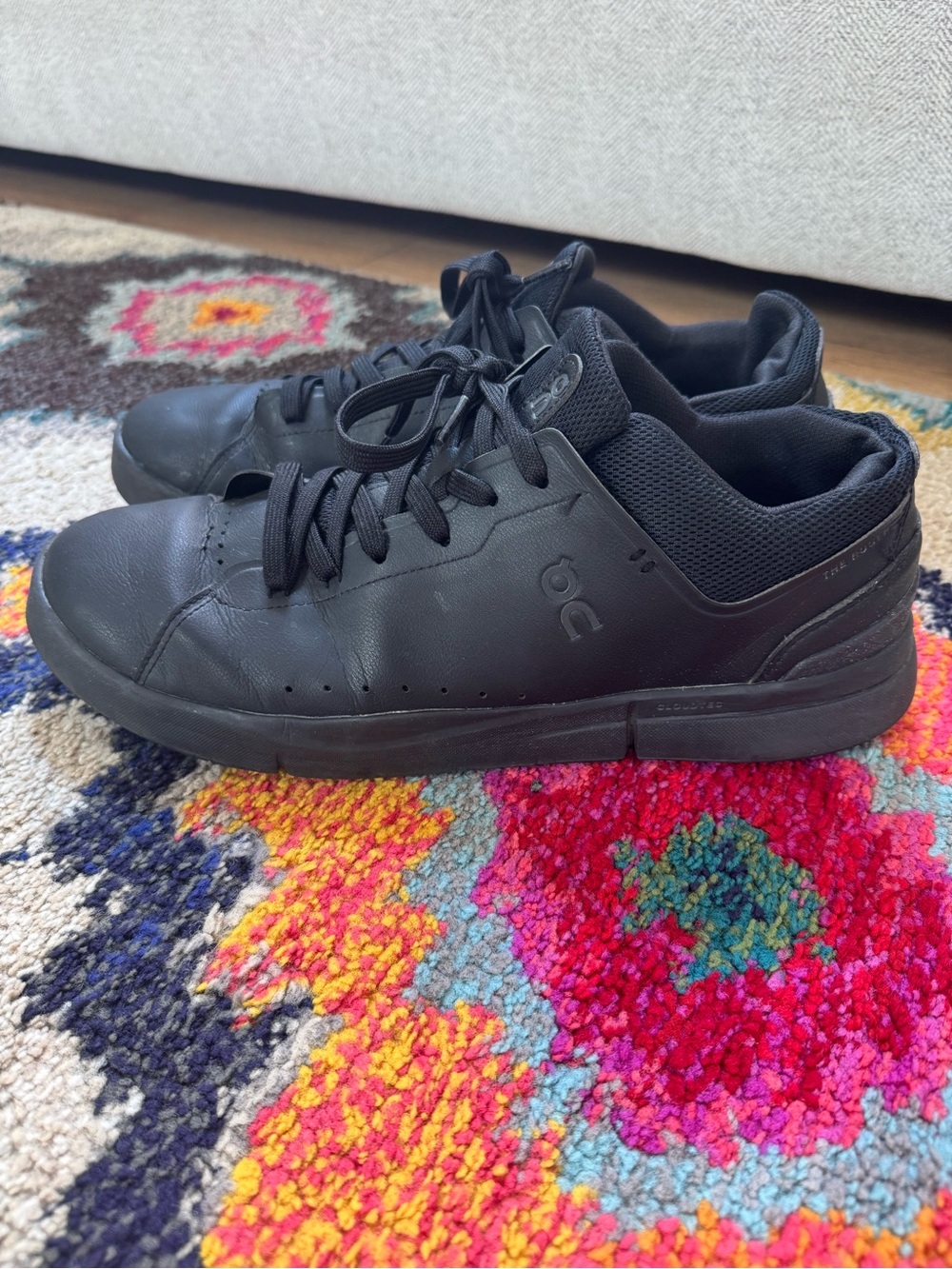 On Cloud Roger Men's Black Low-Top Sneakers